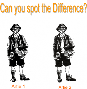 Spot the difference illustration