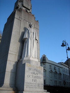 Edith Cavell Memorial near Trafalgar Square