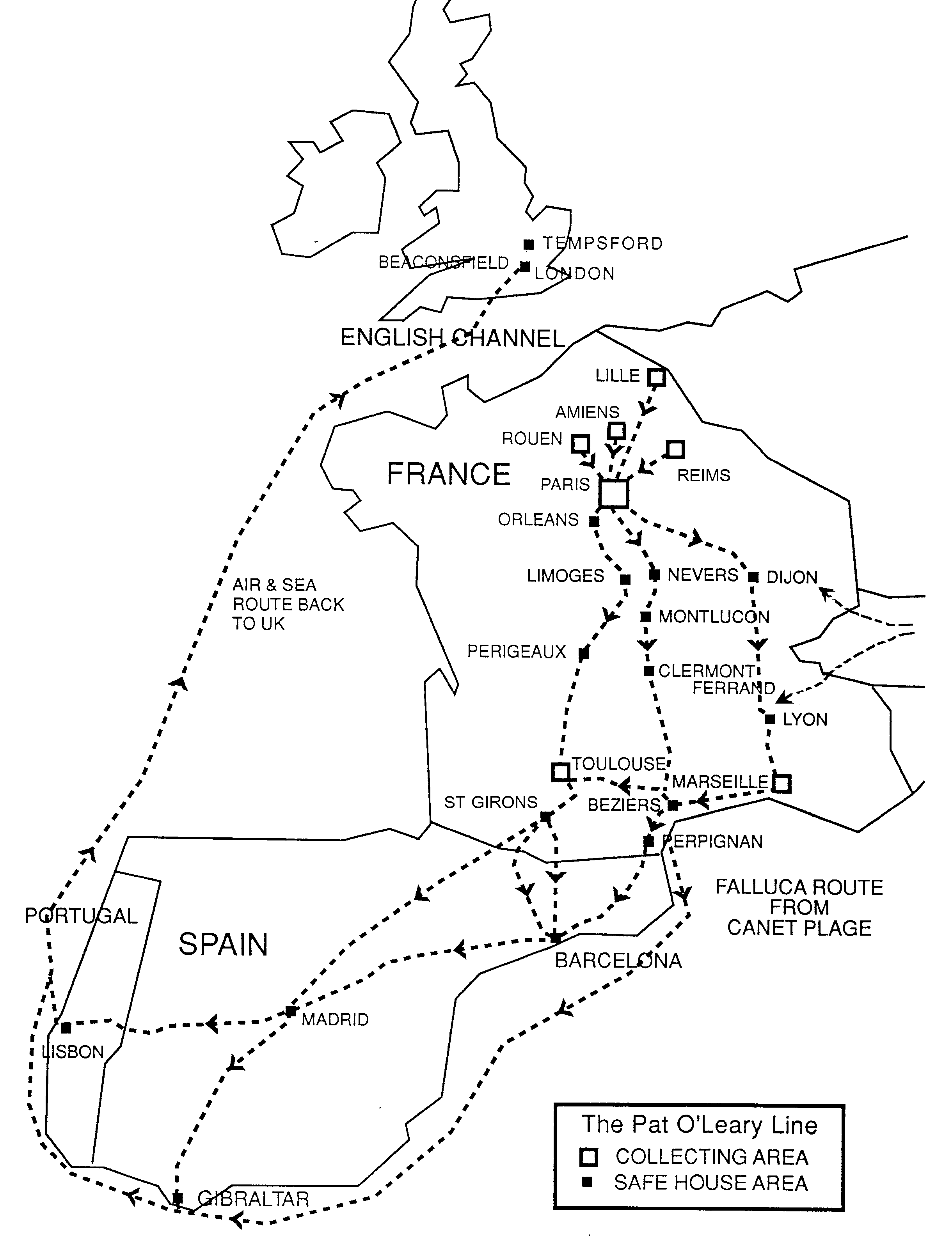 The Pat O’Leary Line routes