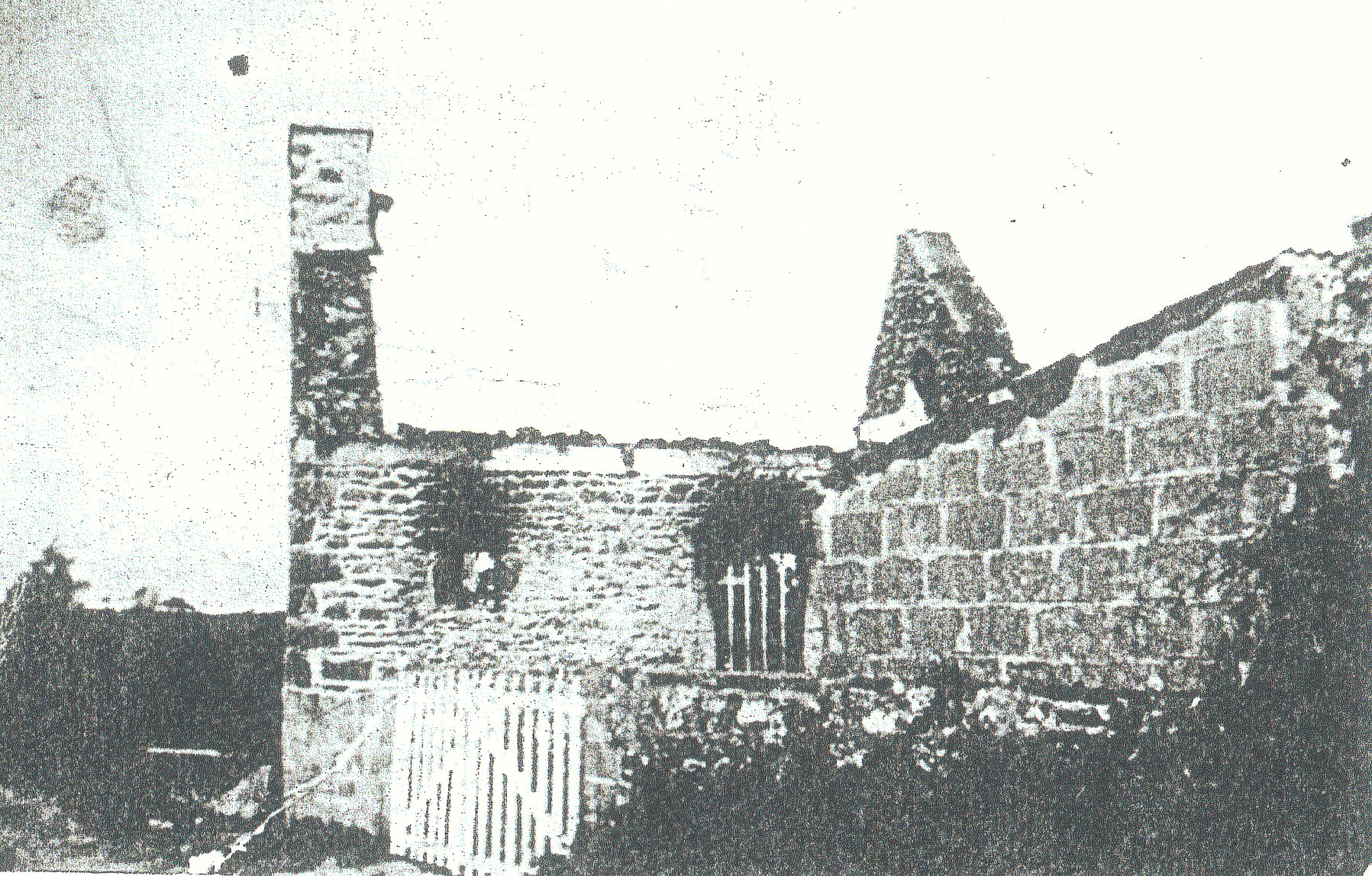The ruins of Maison d’Alphonse