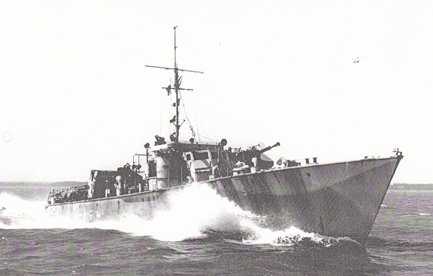 MGB 503 underway