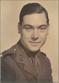 Portrait of Captain Peter Baker in uniform
