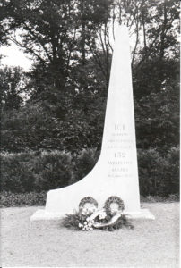 Freteval forest memorial tail fin