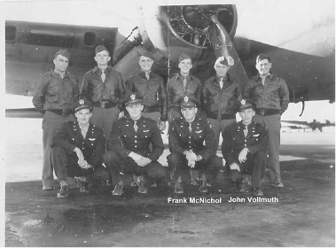 Frank McNichol and his B-17 crew