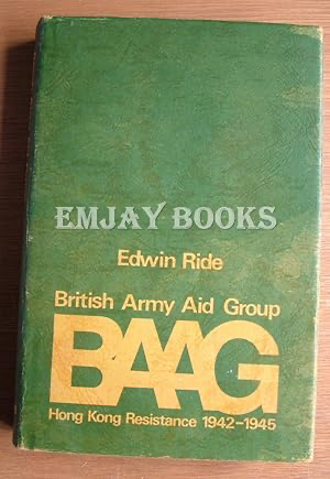 British Army Aid Group book by Edwin Ride