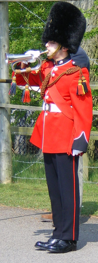 ELMS Bugler playing the Last Post